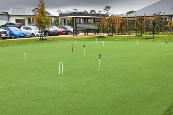 Mixed use recreation space - putting green and croquet - Bioscapes Group