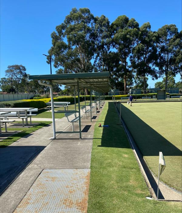 Traralgon Bowls Club Before 2 - Natural Green to Synthetic Turf
